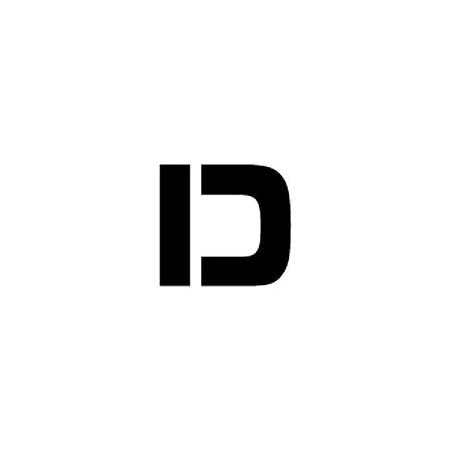 National Marker Co Individual Character Stencil 36in - Letter D PMC36-D